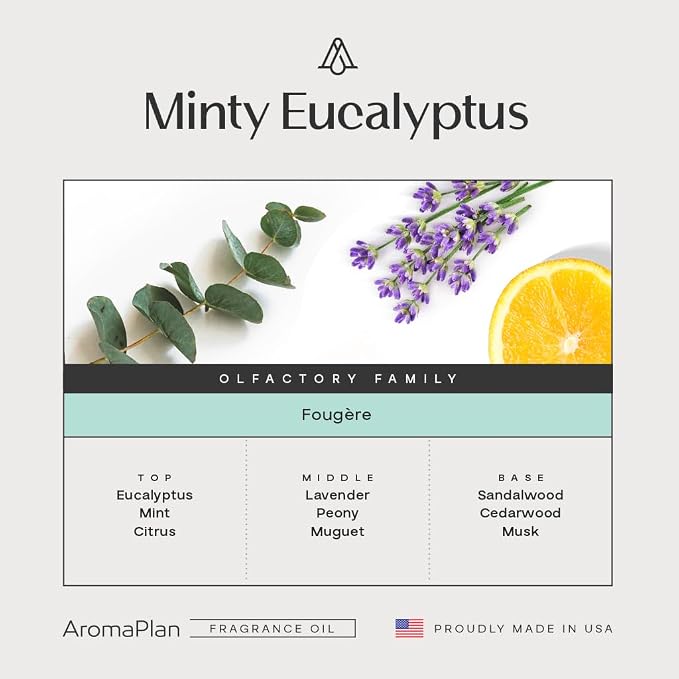 AromaPlan Hotel Scents Minty Eucalyptus 16 Fl Oz, Home Luxury Aroma & Hotel - Image 2