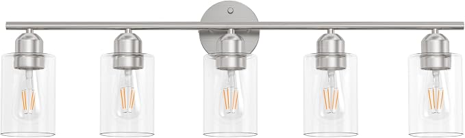 Espird Bathroom Vanity Light Fixtures Brushed Nickel Bathroom Lighting Fixture - Image 10