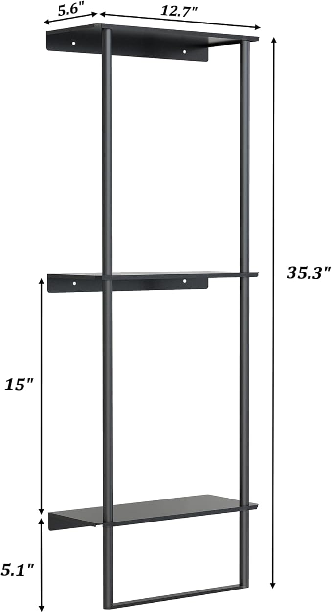 Towel Storage for Bathroom, 3 Tier Towel Rack - Image 5