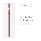 10pcs Inverted Cone Cuticle Drill Bits, Carbide Diamond Nail Bits - Image 3
