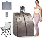 Portable Infrared Sauna, Full Size 1 Person Infrared Sauna Tent, Separate - Image 5