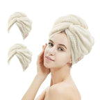 M-bestl 2 Pack Microfiber Hair Towel Wrap, Hair Drying Towel by awesomeOralcareproduct