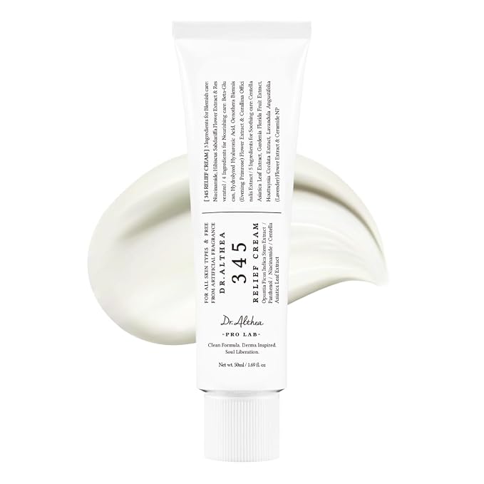 Dr.Althea 345 Relief Cream, Daily Face Moisturizer, Blemish Relief Care by DrAlthea
