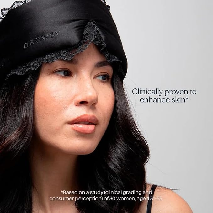 DROWSY Silk Sleep Mask. Face-Hugging, Padded Silk Cocoon - Image 5