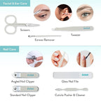 Éclat Manicure Pedicure Kit for Men & Women, Cuticle Pusher, Personal Care - Image 4