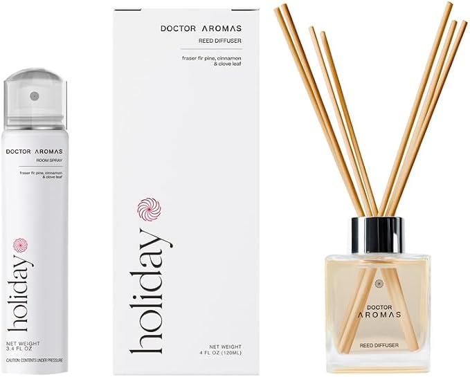 Doctor Aromas Aroma Set Essential Oil Natural Reed Aroma Wood Sticks Diffuser by DOCTORAROMAS