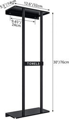 STWWO Towel Racks for Bathroom, Bathroom Towel Storage Wall Mounted 30 inch - Image 4