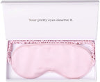 Silk Sleep Mask Light Blocking Luxury 100% Mulberry 19mm Silk Eye Mask Eye by YanserSelection