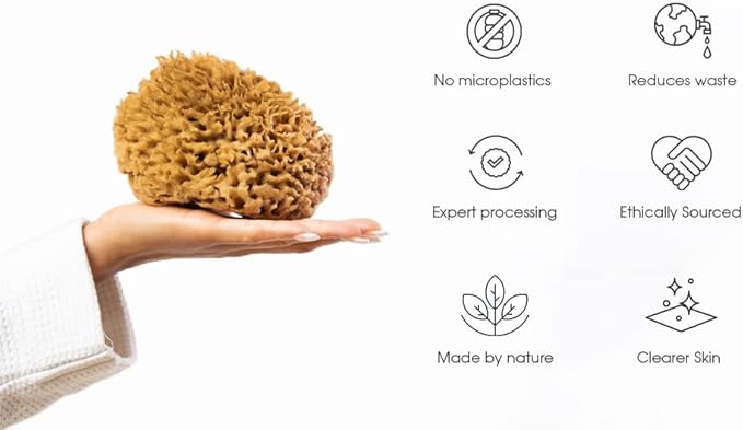 Naroa Soft Natural Sponge Large | Gentle Sea Loofah - Image 5