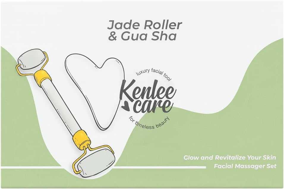 Jade Roller & Gua Sha Set by Unknown