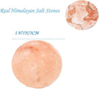2 Pcs Ball Himalayan Salt Massage Stones Hot Massage Cold Massage Stones Set - Image 2