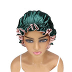 Adjustable Silk Satin Bonnet Hair Care Caps - Image 4