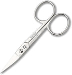 Nail Scissors Curved for Women and Men, Long Lasting Sharp Nickel Plated for by ZIZZLON