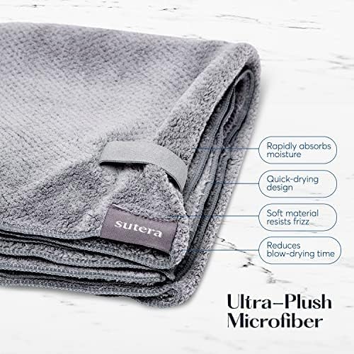 Sutera Silverthread Hair Wrap | Soft, Lightweight, & Quick-Drying | Helps - Image 3