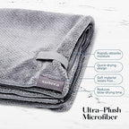 Sutera Silverthread Hair Wrap | Soft, Lightweight, & Quick-Drying | Helps - Image 3