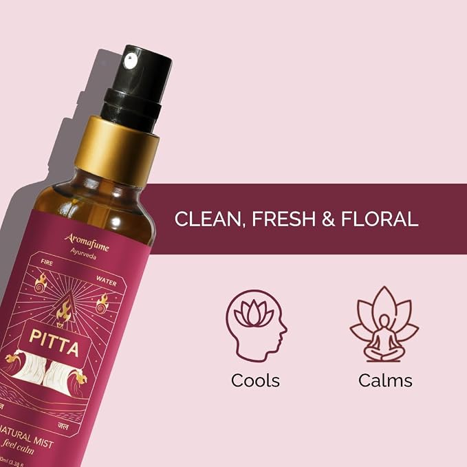 Mint & Marjoram Ayurveda Mist | Pitta Balancing Room Spray | Air Freshener | - Image 2
