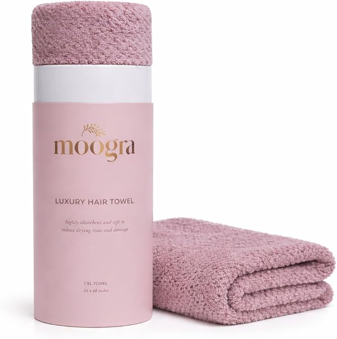 Luxury Microfiber Hair Towel Wrap by MoograBeauty