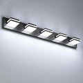 VOLISUN Modern 5-Light, 40-Inch Black Bathroom Vanity Light Fixtures, 360 by VOLISUN