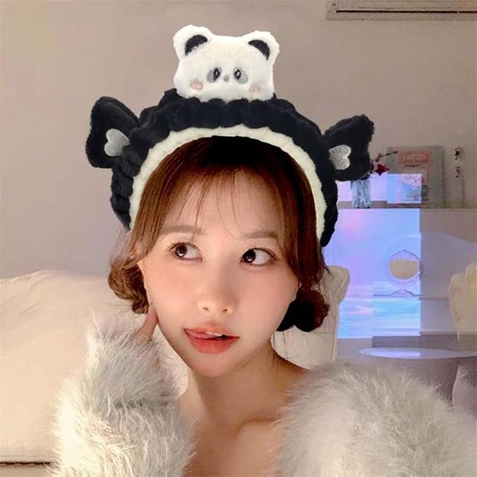 Kawaii Spa Headband，Cute Bear Headband - Image 5