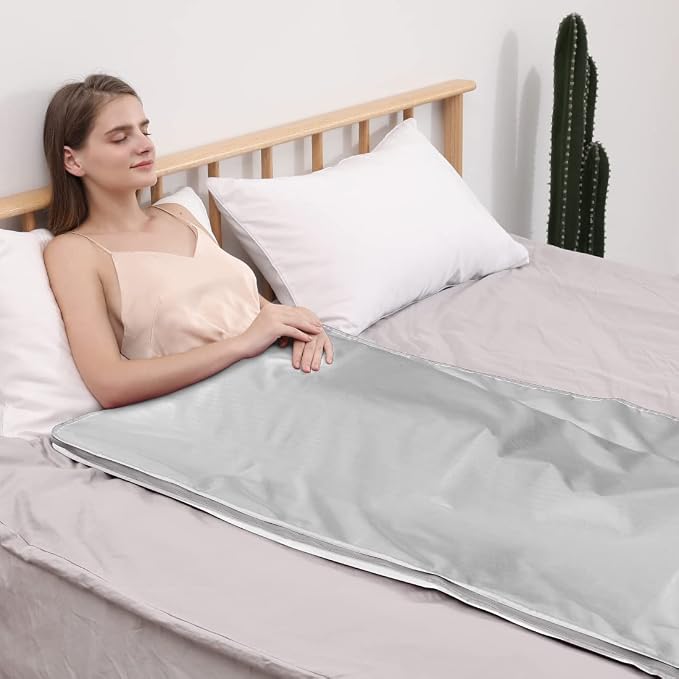 Sauna Blanket, Far Infrared Slimming Blanket Professional Therapy Sweat - Image 6