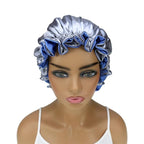 Adjustable Silk Satin Bonnet Hair Care Caps - Image 5