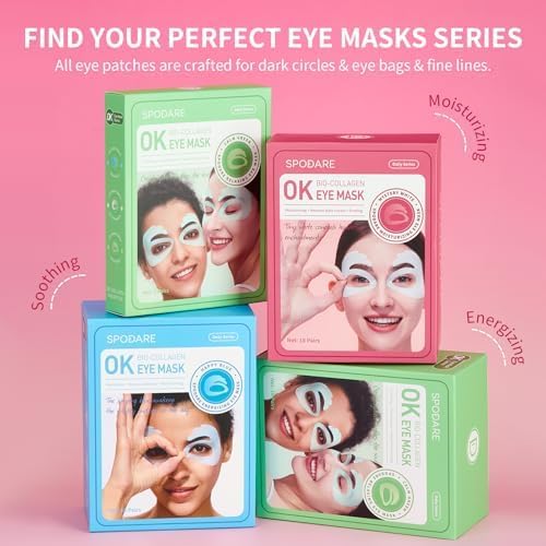 SPODARE OK Shape Eye Masks, 360° Fit Under Eye Patches - Image 8