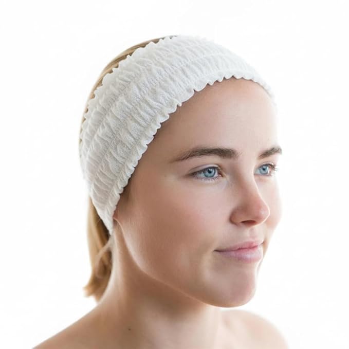 Disposable Facial Spa Headbands Individual Wrapped Case of 1000 by LIFESOFT