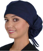 Sparkling EARTH Big Hair Ponytail Classic Surgical Style Scrub Working Cap - Image 3