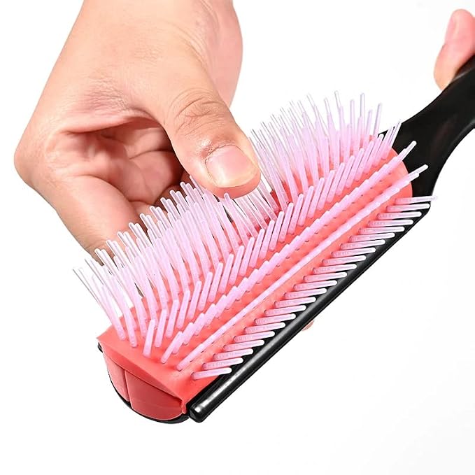 Pete & Pedro Classic Cushion 9 Row Nylon Bristle Men's & Women Hairbrush | Great - Image 7