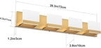 Tipace Gold Vanity Lights for Bathroom Modern LED 4 Lights Bathroom Vanity - Image 9