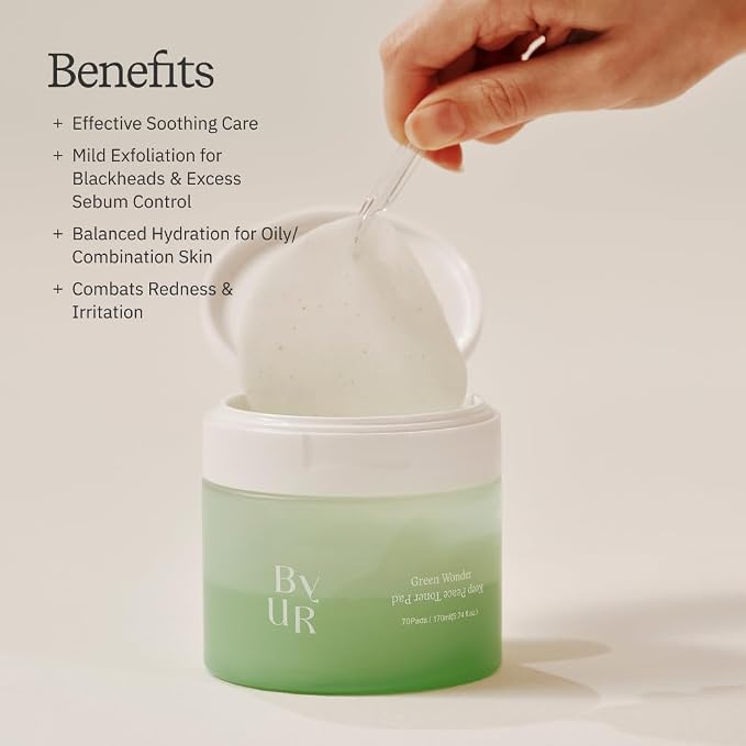 ByUR Green Wonder Keep Peace Toner Pads - Image 6