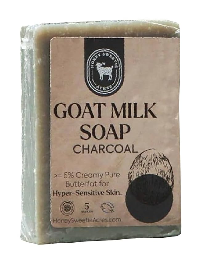 Honey Sweetie Acres Charcoal Goat Milk Soap by HoneySweetieAcres