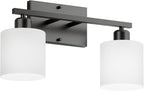 Bathroom Light Fixtures Over Mirror, Anti-Rust Matte Black Vanity Lights 15 Mid - Image 9