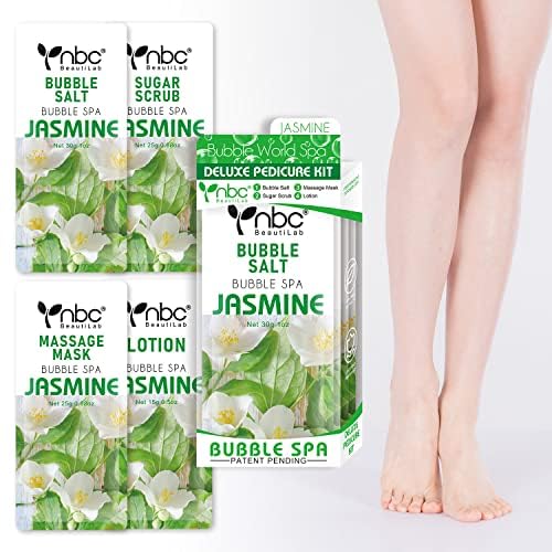 Pedicure Kit Foot Soak Set: Bubble Salt, Sugar Scrub, Massage Mask, Massage - Image 3
