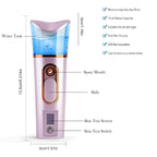 Handy Nano Facial Mister with Skin Analyzer Moisture Tester, Portable Nano Mist - Image 8
