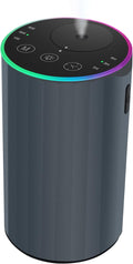 Waterless Essential Oil Diffuser, 7 Colors LED Light, Battery Powered Mini by konchile