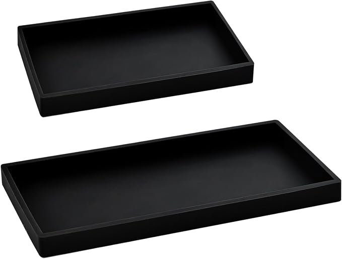 2PCS Silicone Soap Dispenser Tray, Kitchen soap Caddy countertop, Lotion Bottles by BasedFloor