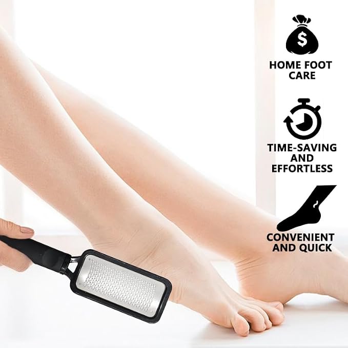 Foot File Stainless Steel Foot Rasp Callus Remover Professional Scrubber - Image 4
