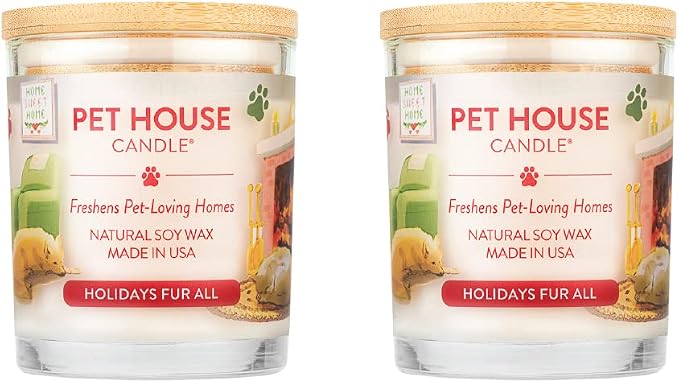 Pet House Scented Candles, Plant Based Pet Candle, Clean Burning, Long Lasting by OneFurAll