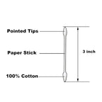 Pointed Tip Cotton Swabs, Double Precision Tips - Image 4