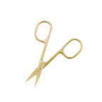 LIVINGO Professional Nail Cutter Scissors, Eyebrows/Eyelash Use, 3.5" Gold - Image 5