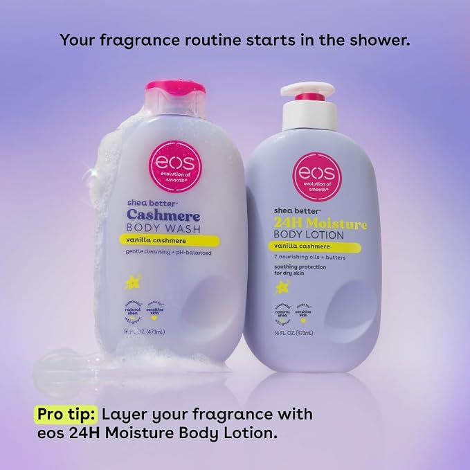 eos Shea Better Body Lotion+ Body Wash, Vanilla Cashmere - Image 5