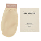 SILK AROUND Pure Silk Exfoliating Mitt Gloves - Image 3