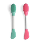Silicone Brushes, Double-Ended Silicone Face Mask Brush, Facial Cleansing Brush by LASSKY