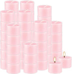 Rose Scented Candle Tealight Candles in Clear Cup, 8 Hours Consistent Smkless - Image 2