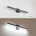 Joossnwell 35.4 inch Black Vanity Light Fixtures Industrial Bathroom Lighting - Image 4