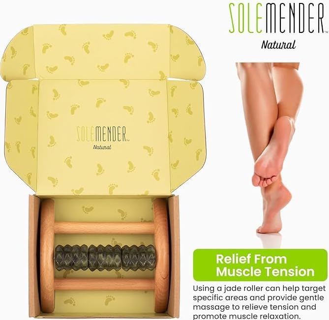 Natural Jade Foot Massager – Stress Relief, Muscle Relaxation and Improved - Image 3
