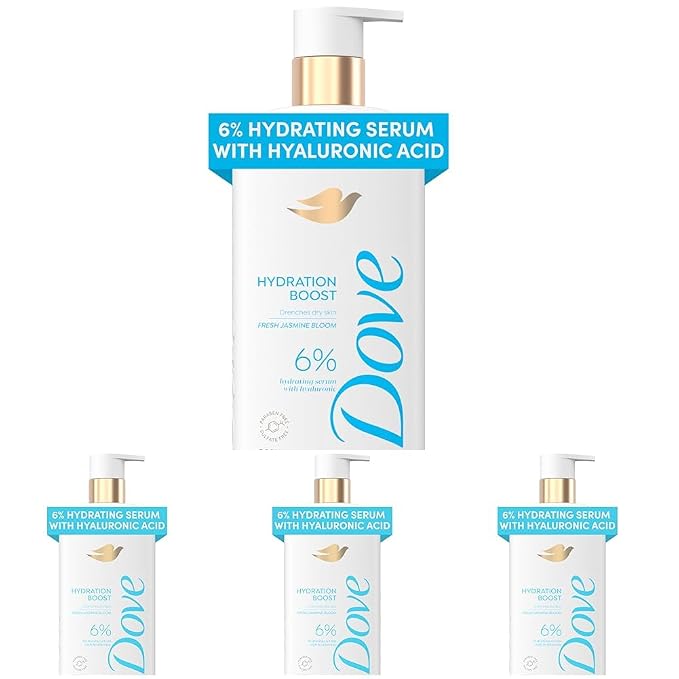 Dove Serum Body Wash Hydration Boost actively drenches dry skin by Dove
