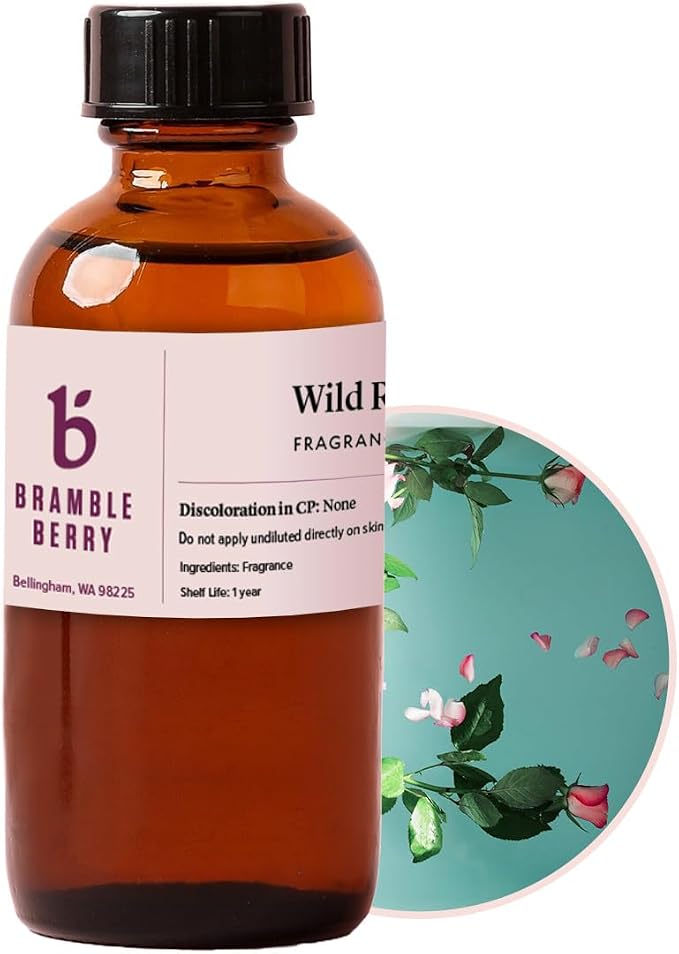 Bramble Berry Wild Rose Fragrance Oil 2 oz | Classic Romantic Floral Scent - Image 2