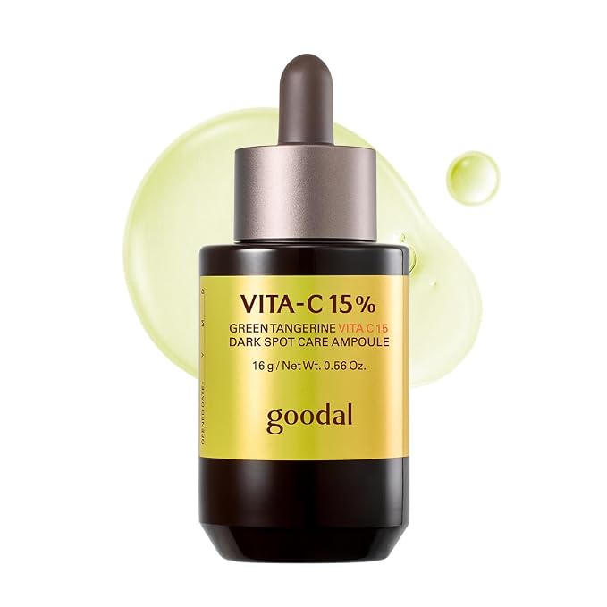 GOODAL Green Tangerine Vita C 15 Ampoule, Korean Skin Care, Vitamin C Serum by goodal